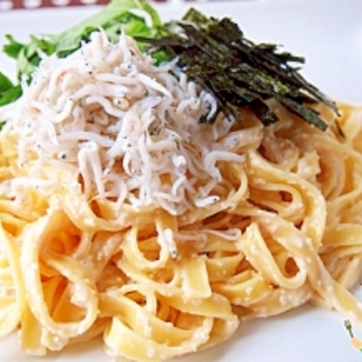 タラコクリームとしらすのパスタ レシピ 作り方 By Rabbitkix 楽天レシピ